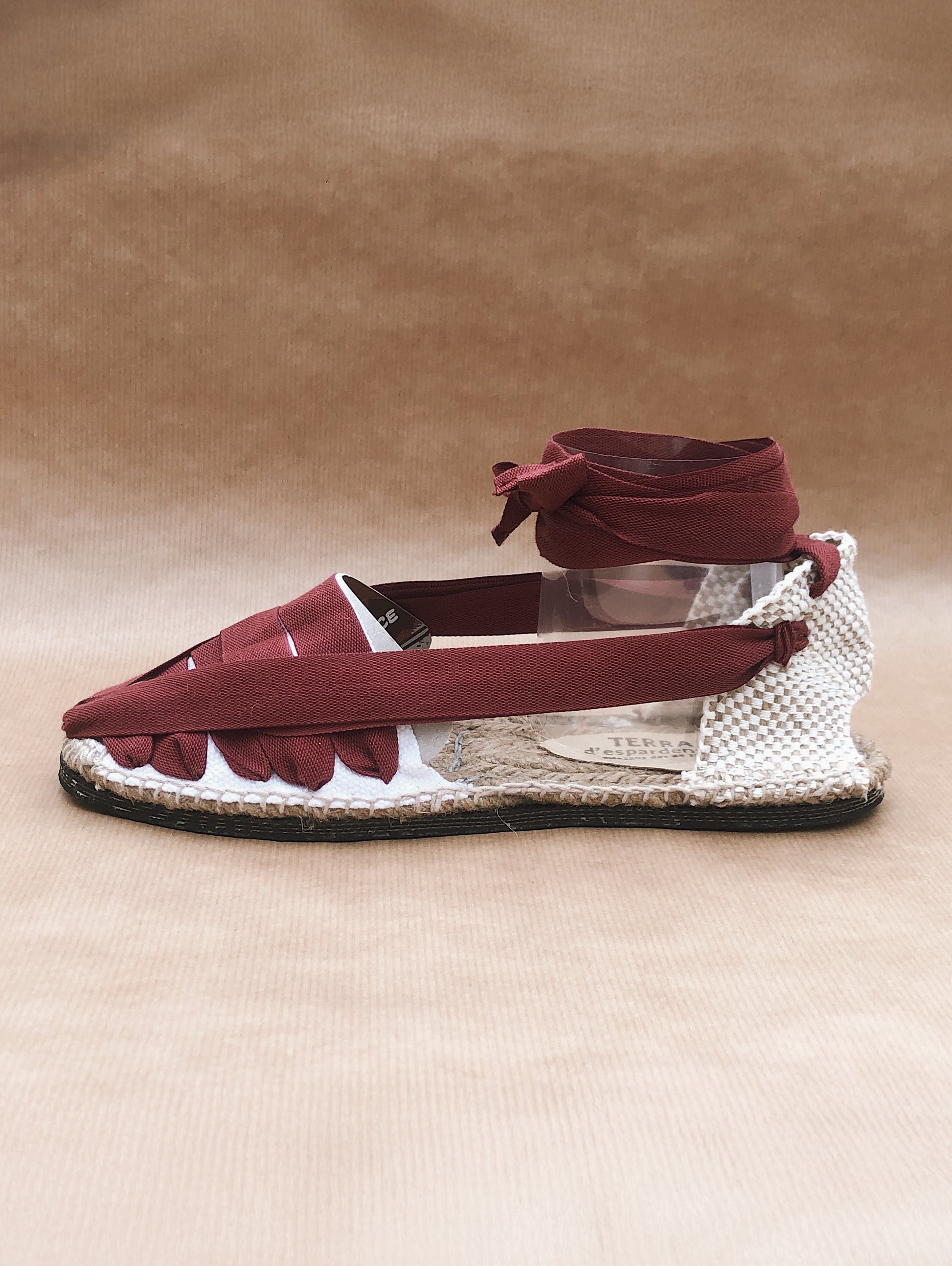 Pinxo Bordeaux Ribbon Tie Espadrilles