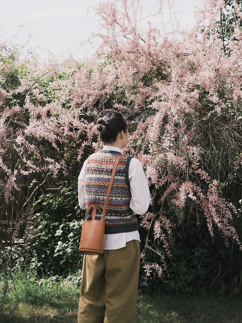 Leather Bucket Bag