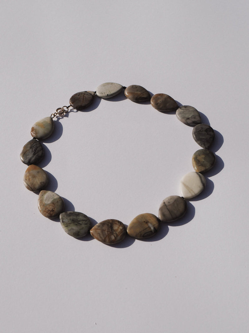 Vesper - Pear Jasper Necklace