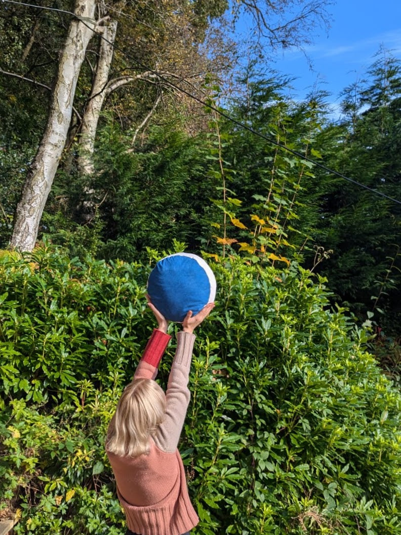 C -ET- C cushion Fish Cush in Indigo