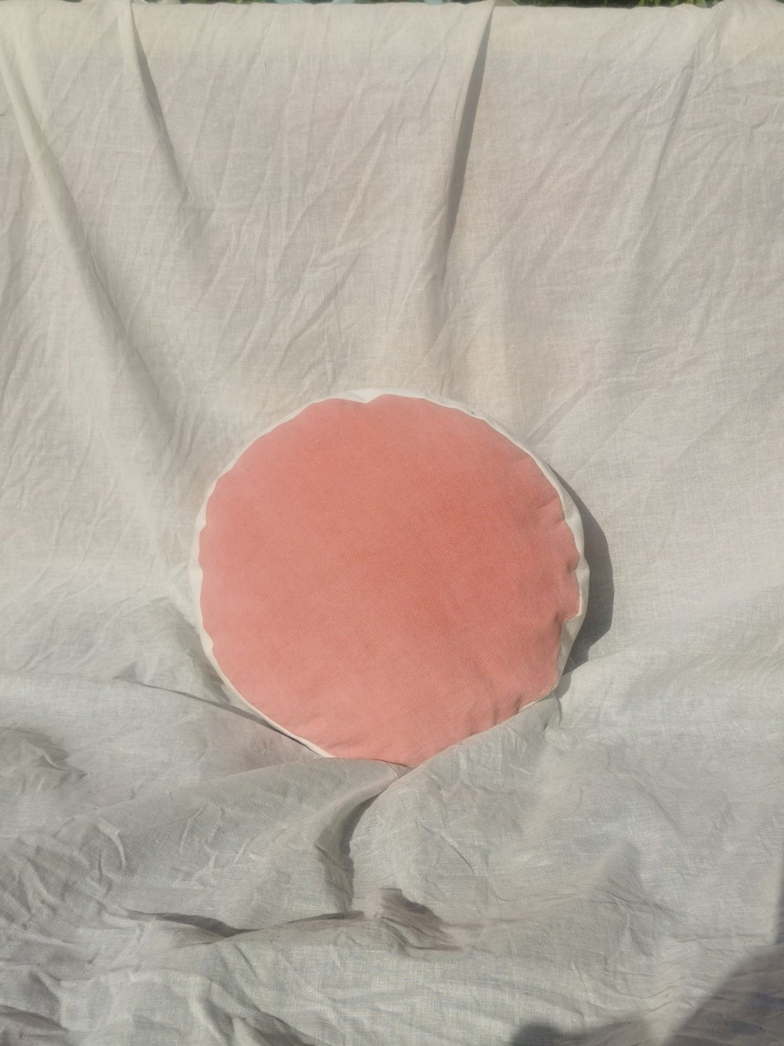 C -ET- C cushion Fish Cush in Madder