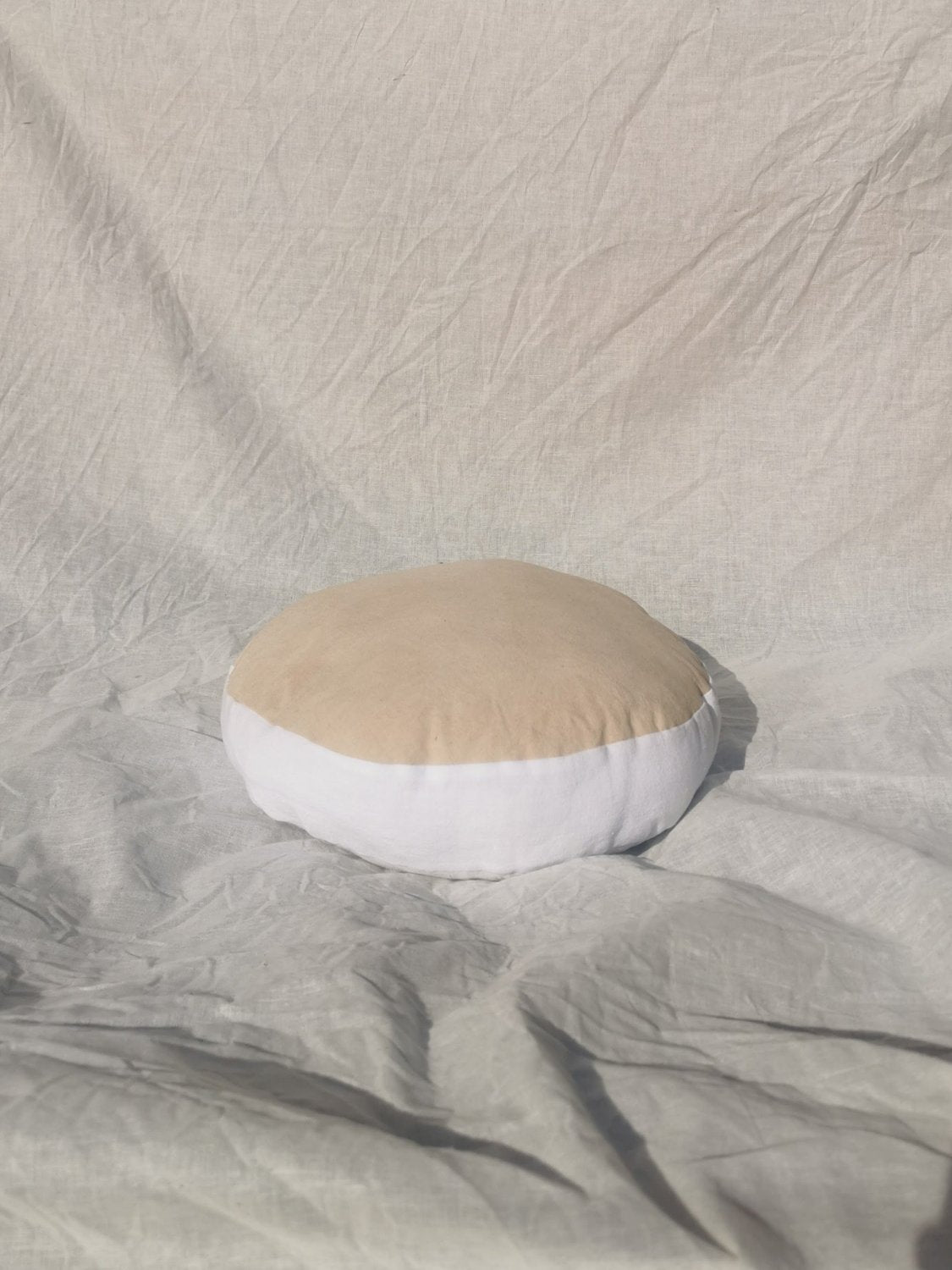 C -ET- C cushion Patchwork Ecru Cush I