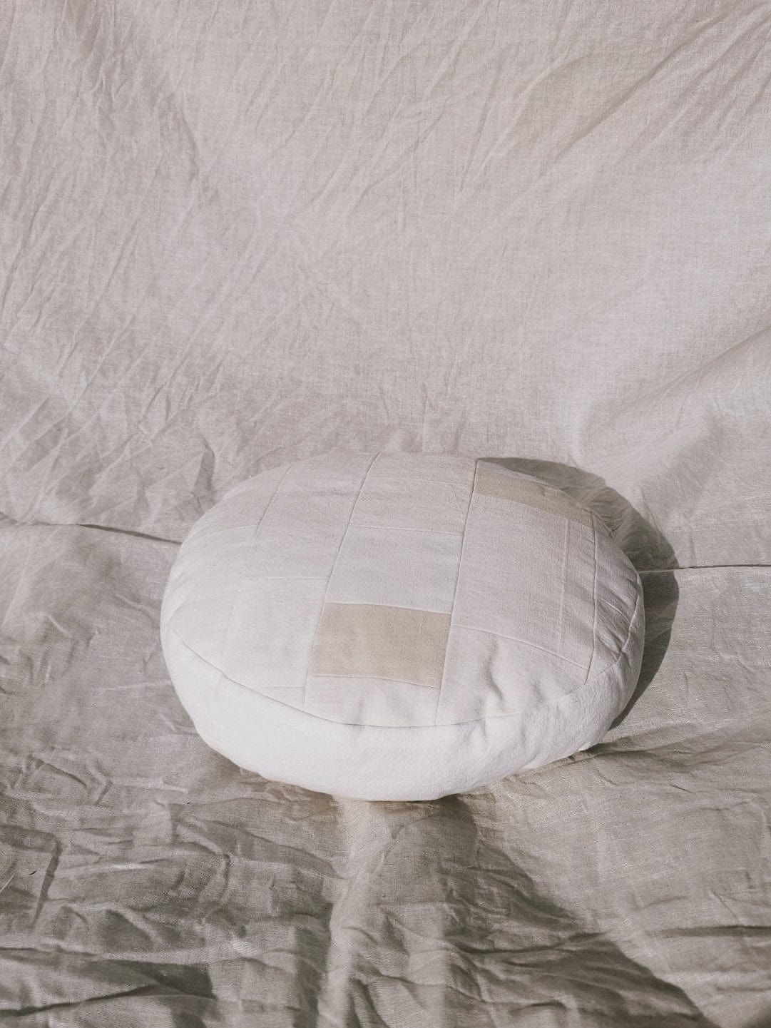 C -ET- C cushion Patchwork Ecru Cush II