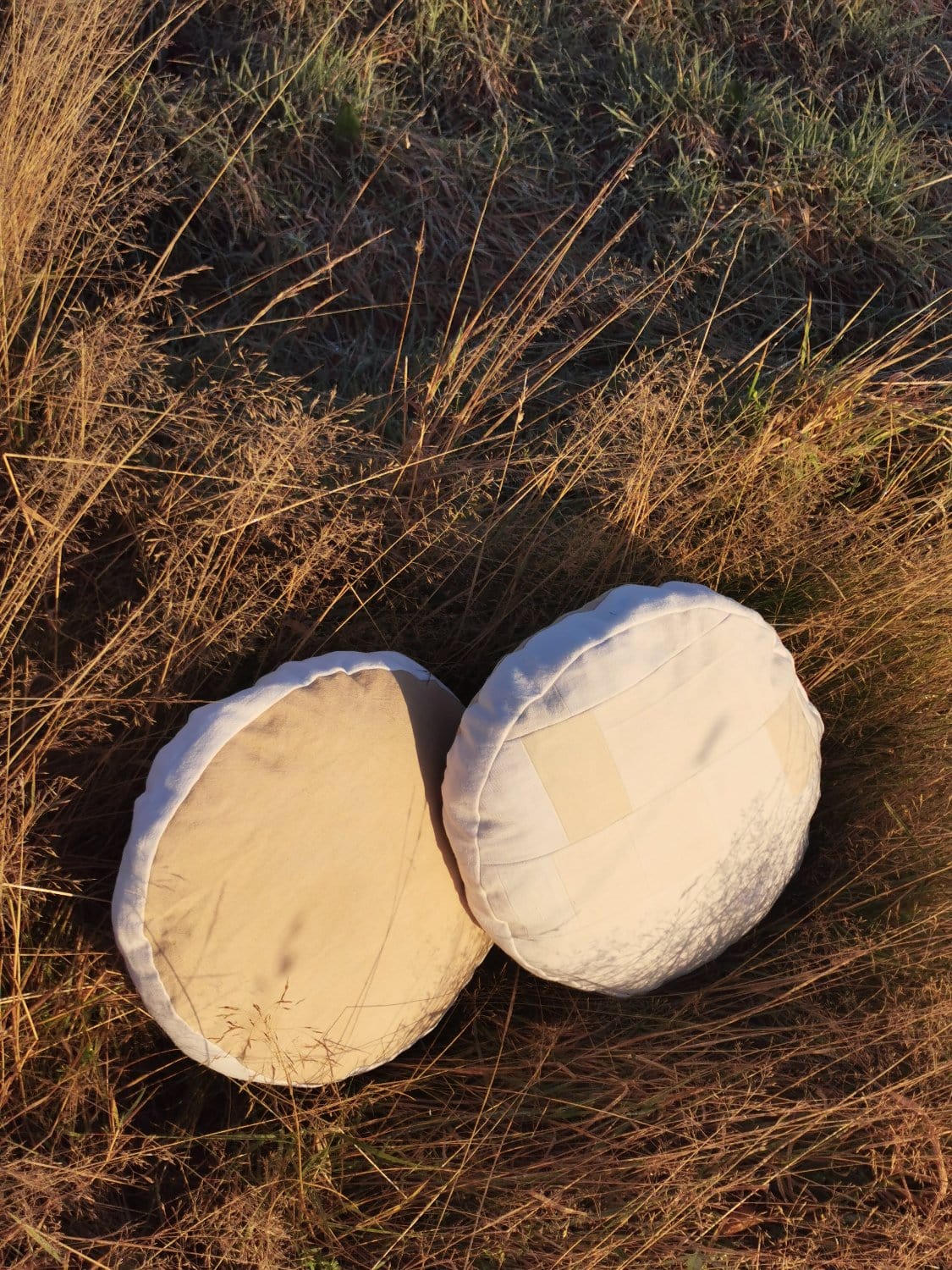 C -ET- C cushion Patchwork Ecru Cush II