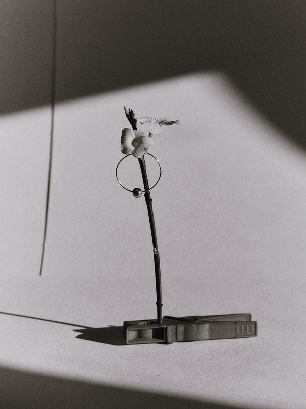 C -ET- C Mini Bauble Hoops in Sterling Silver