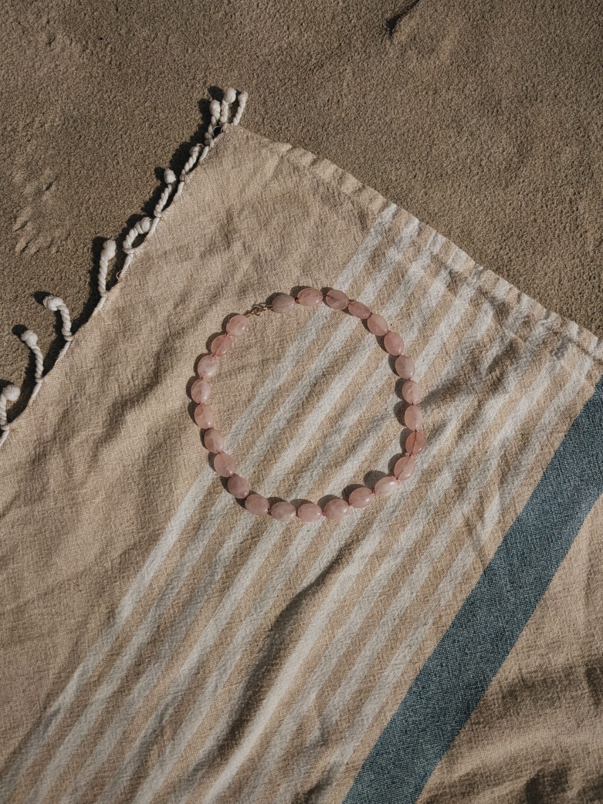 COUPER -ET- COUDRE Necklace Aurora - Rose Quartz Necklace