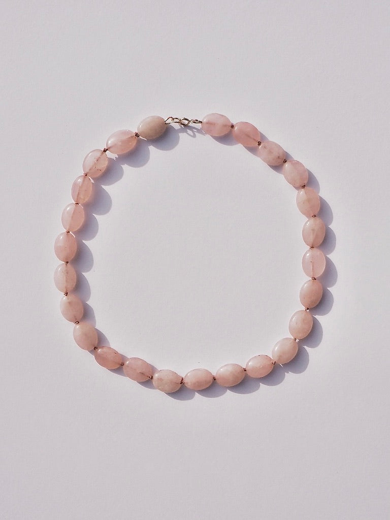 COUPER -ET- COUDRE Necklace Aurora - Rose Quartz Necklace