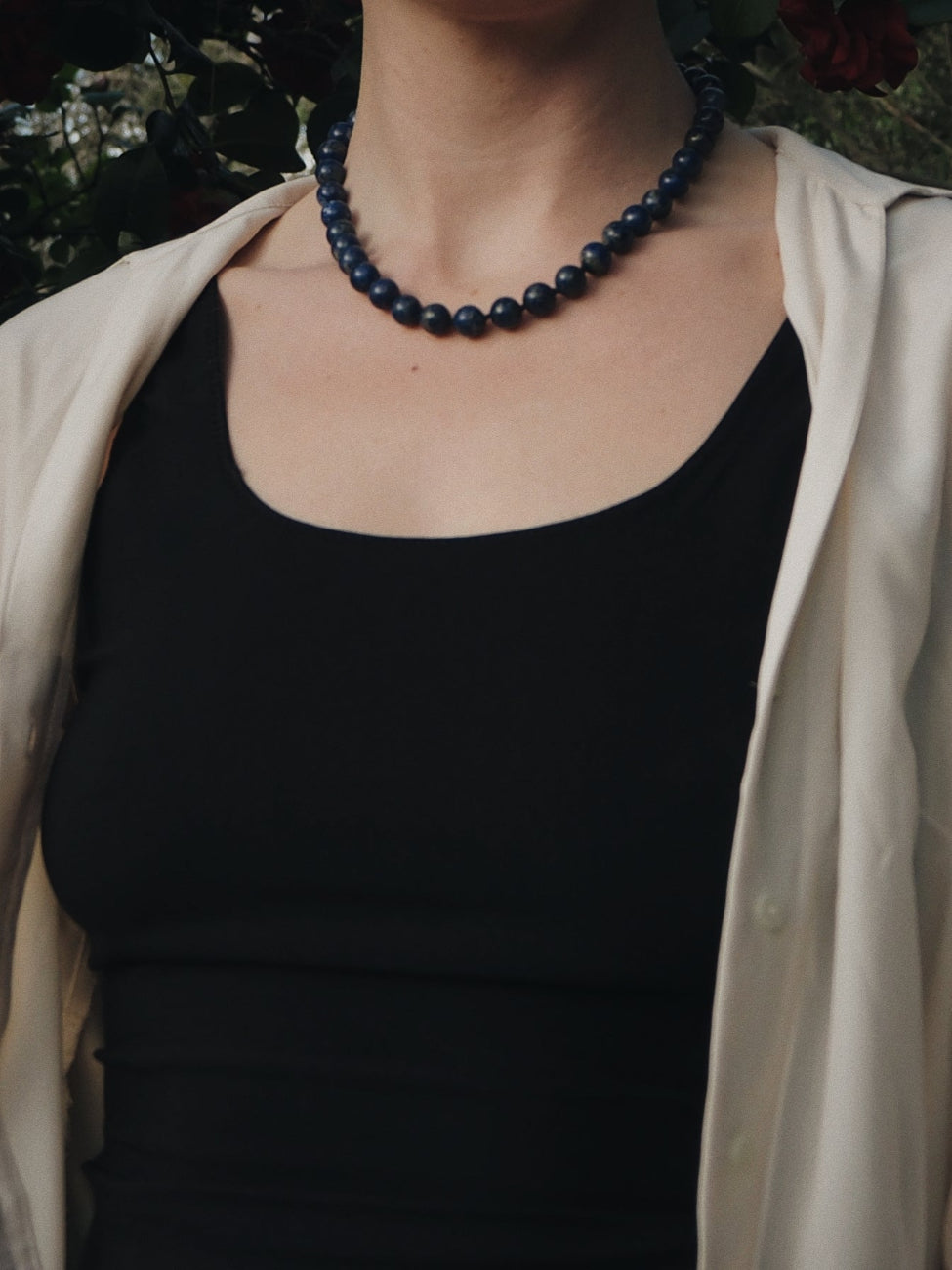 COUPER -ET- COUDRE Necklace Celestia - Small Lapis Lazuli Necklace