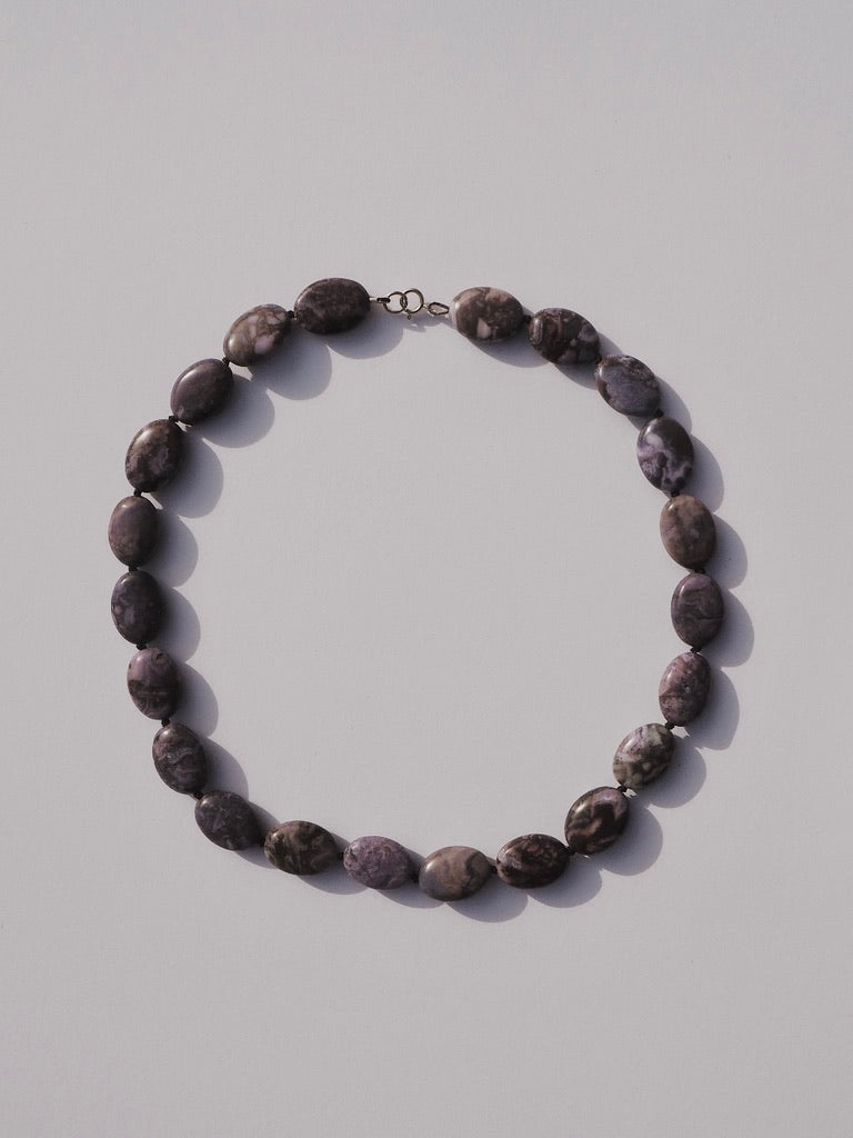 COUPER -ET- COUDRE Necklace Comet - Lavender Agate Necklace