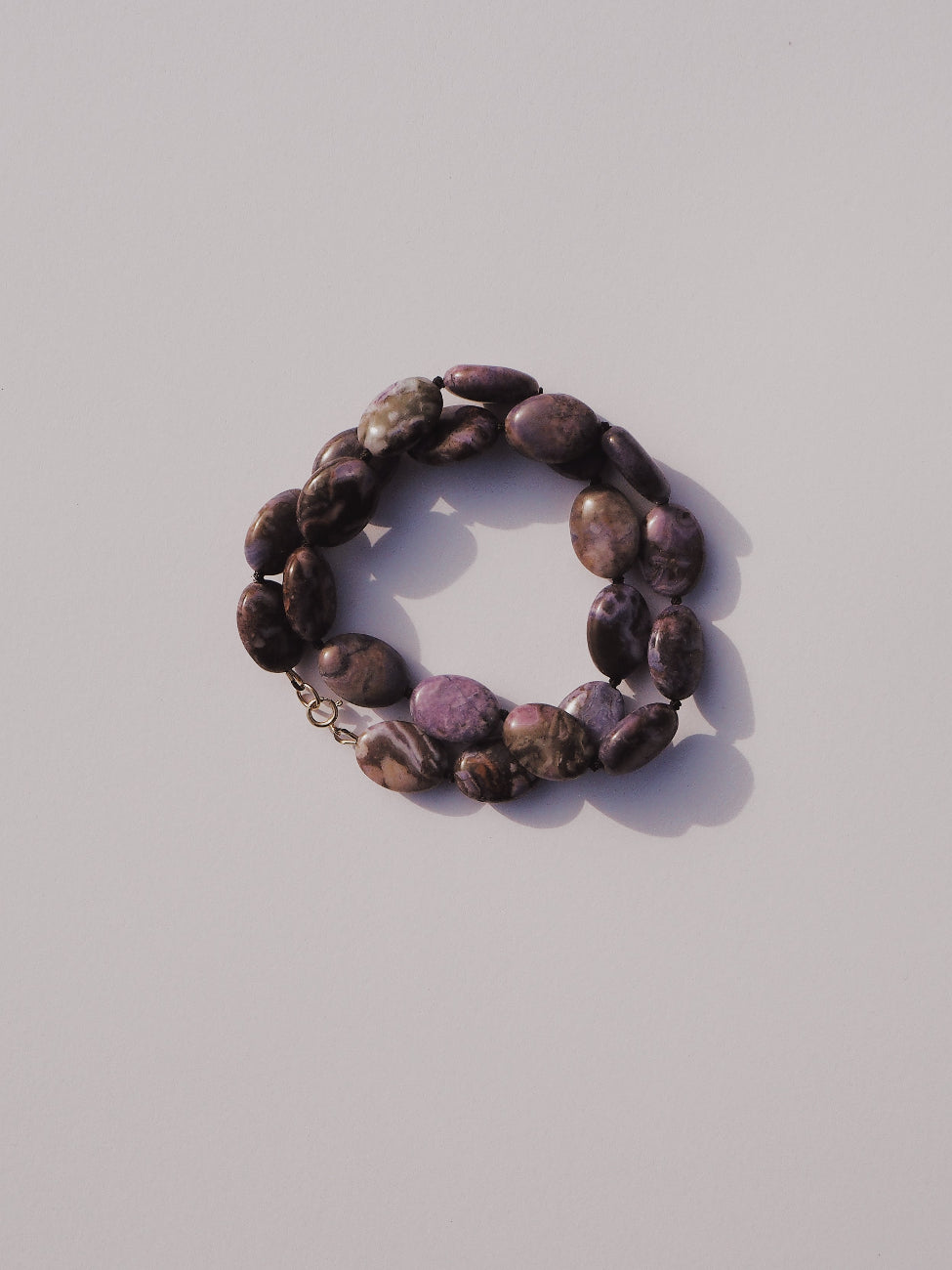 COUPER -ET- COUDRE Necklace Comet - Lavender Agate Necklace