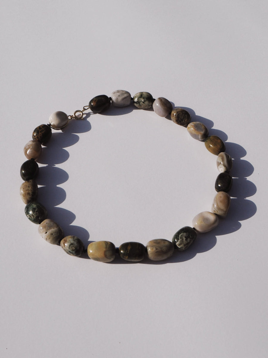 COUPER -ET- COUDRE Necklace Echo - Ocean Jasper Necklace