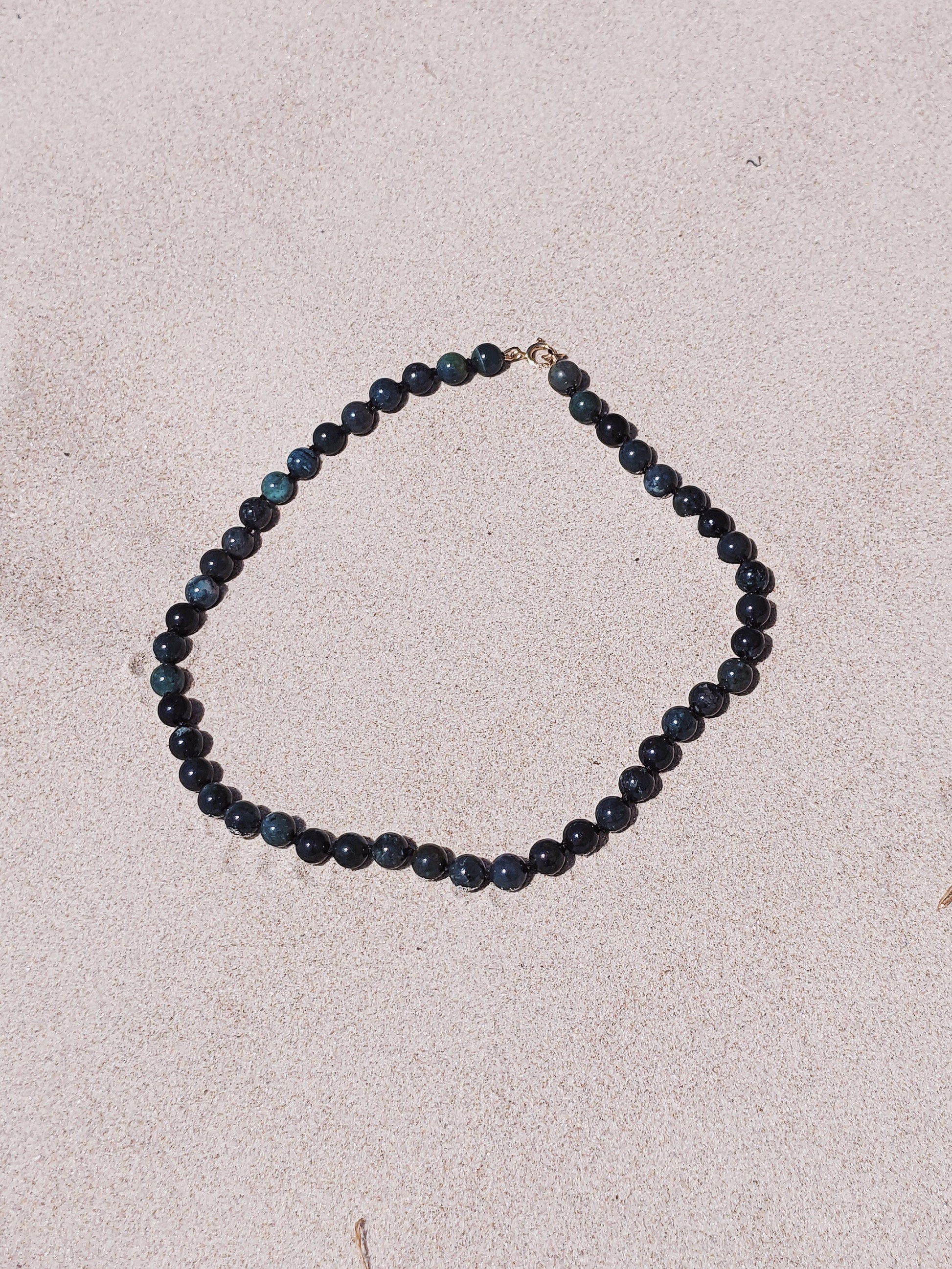 COUPER -ET- COUDRE Necklace Ivy - Moss Agate Heirloom Necklace