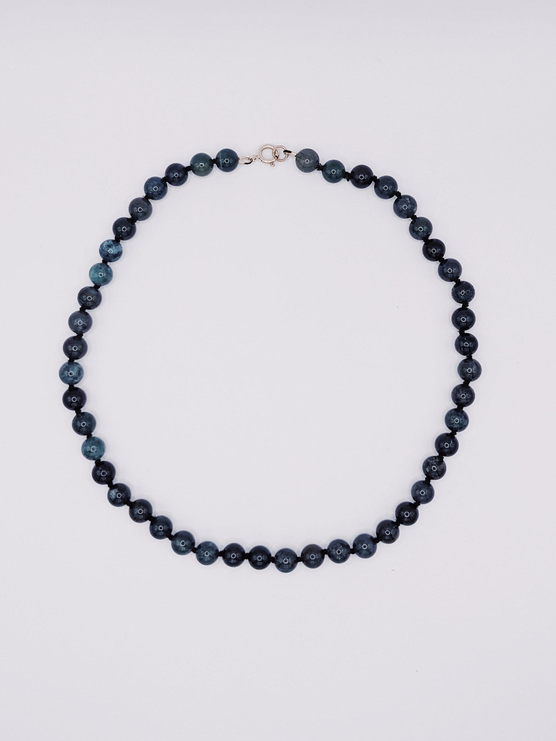 COUPER -ET- COUDRE Necklace Ivy - Moss Agate Heirloom Necklace