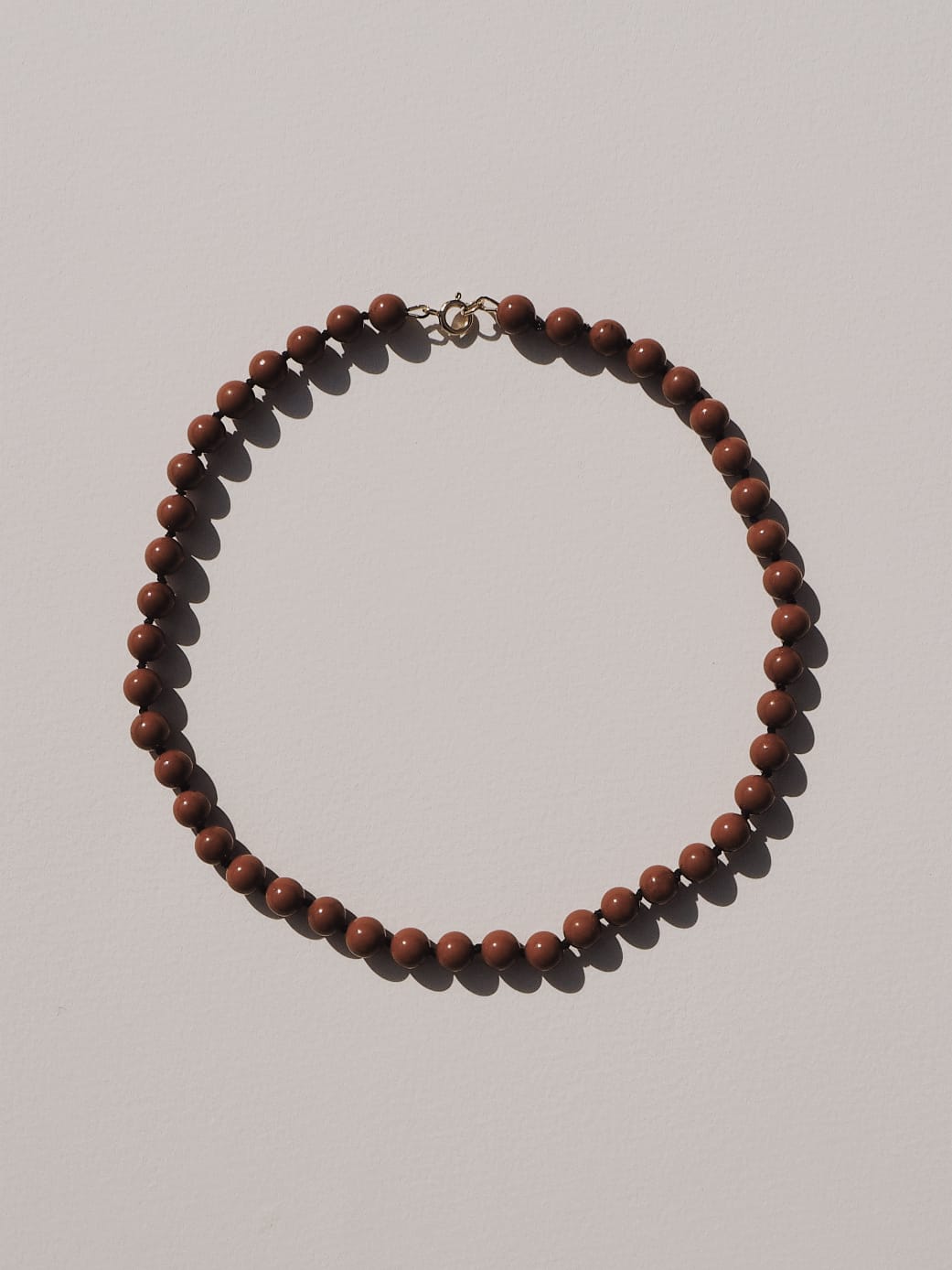 COUPER -ET- COUDRE Necklace Ladybug - Red Jasper Necklace