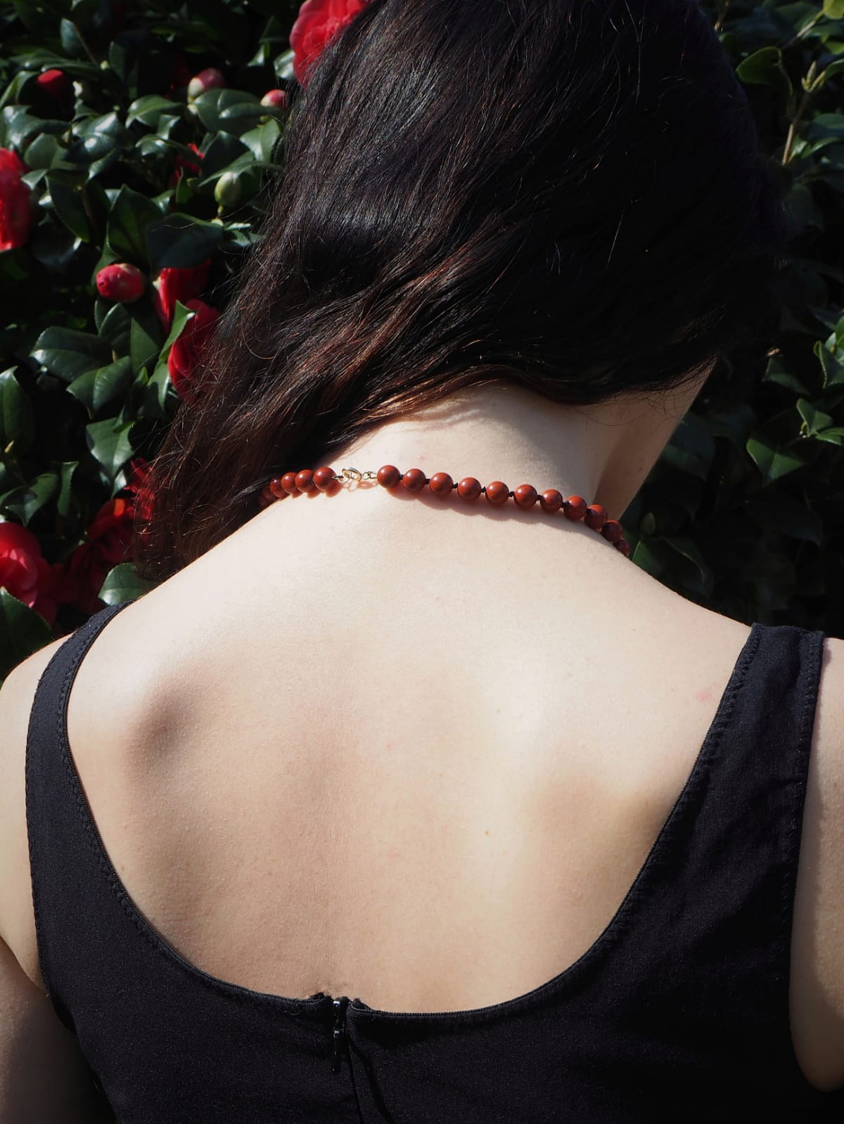 COUPER -ET- COUDRE Necklace Ladybug - Red Jasper Necklace