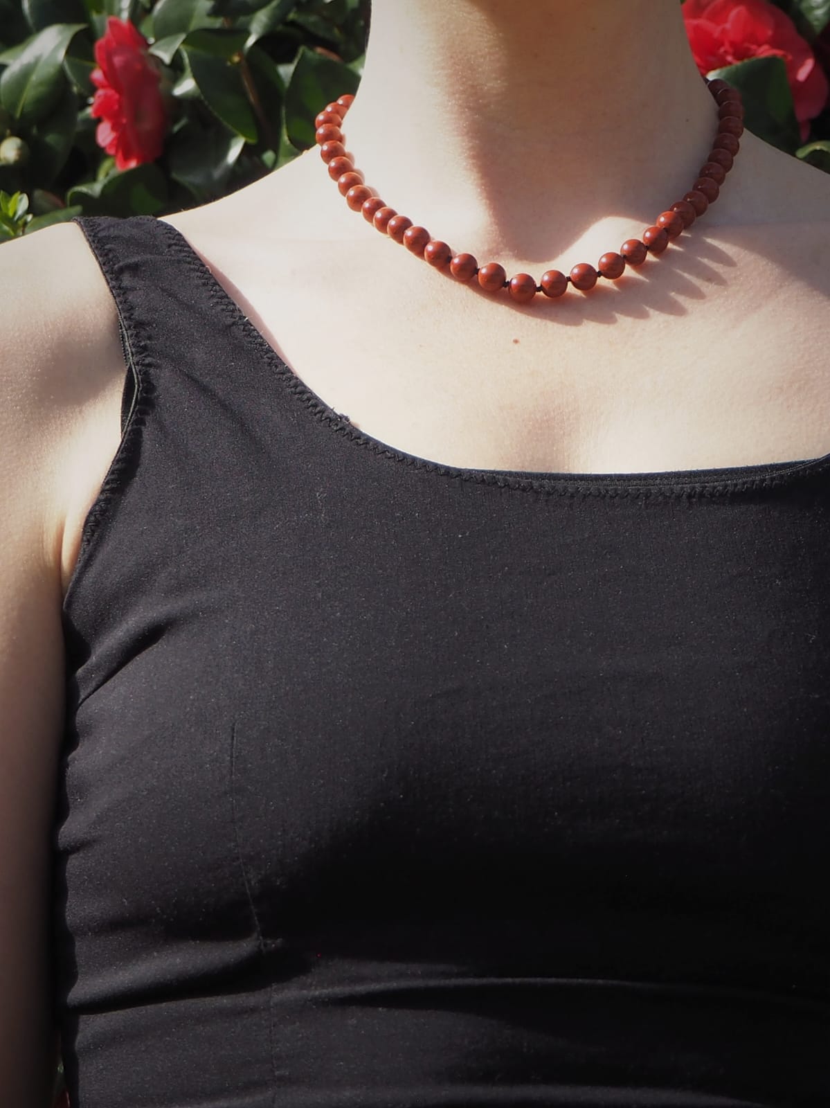 COUPER -ET- COUDRE Necklace Ladybug - Red Jasper Necklace