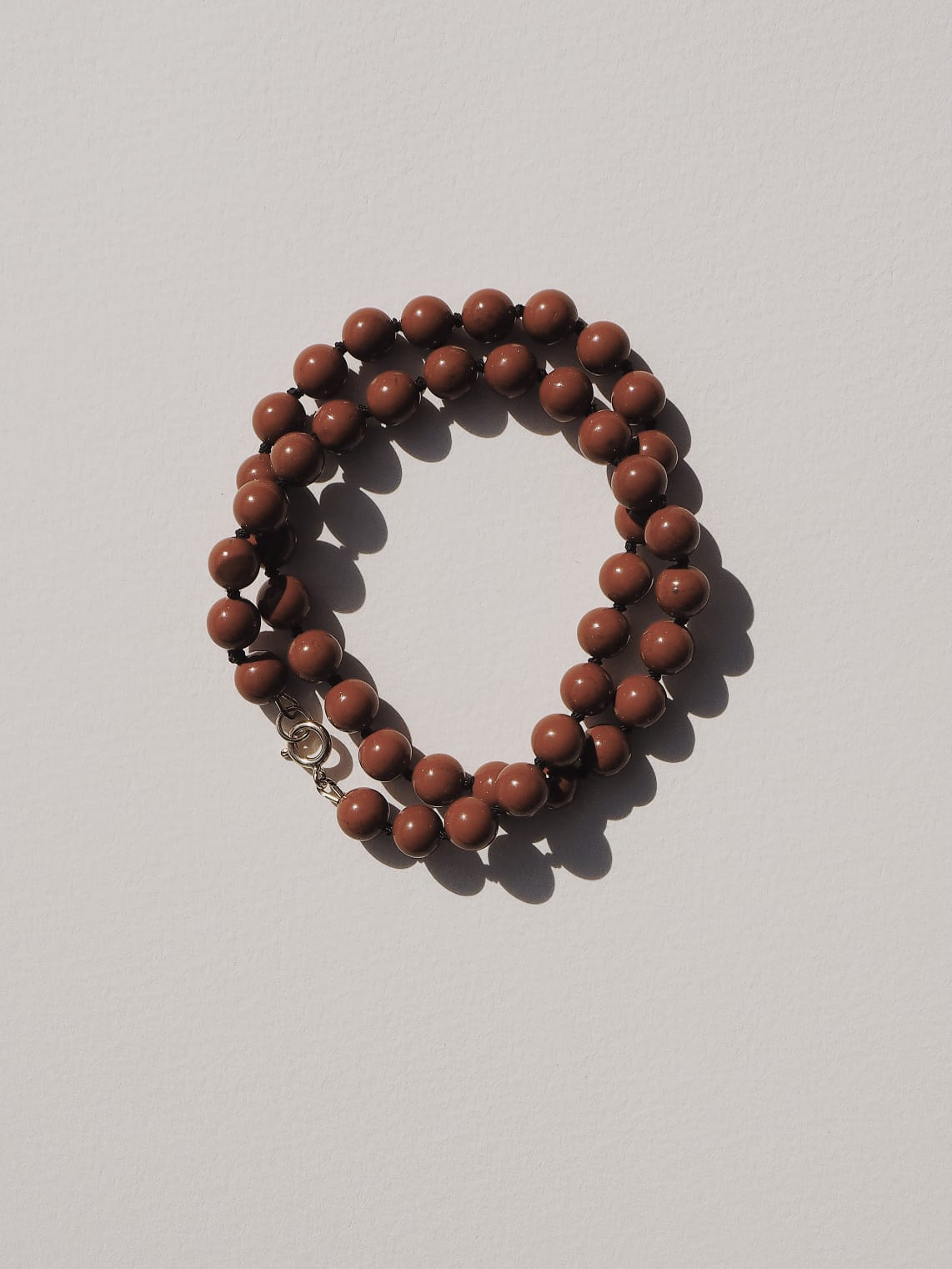 COUPER -ET- COUDRE Necklace Ladybug - Red Jasper Necklace