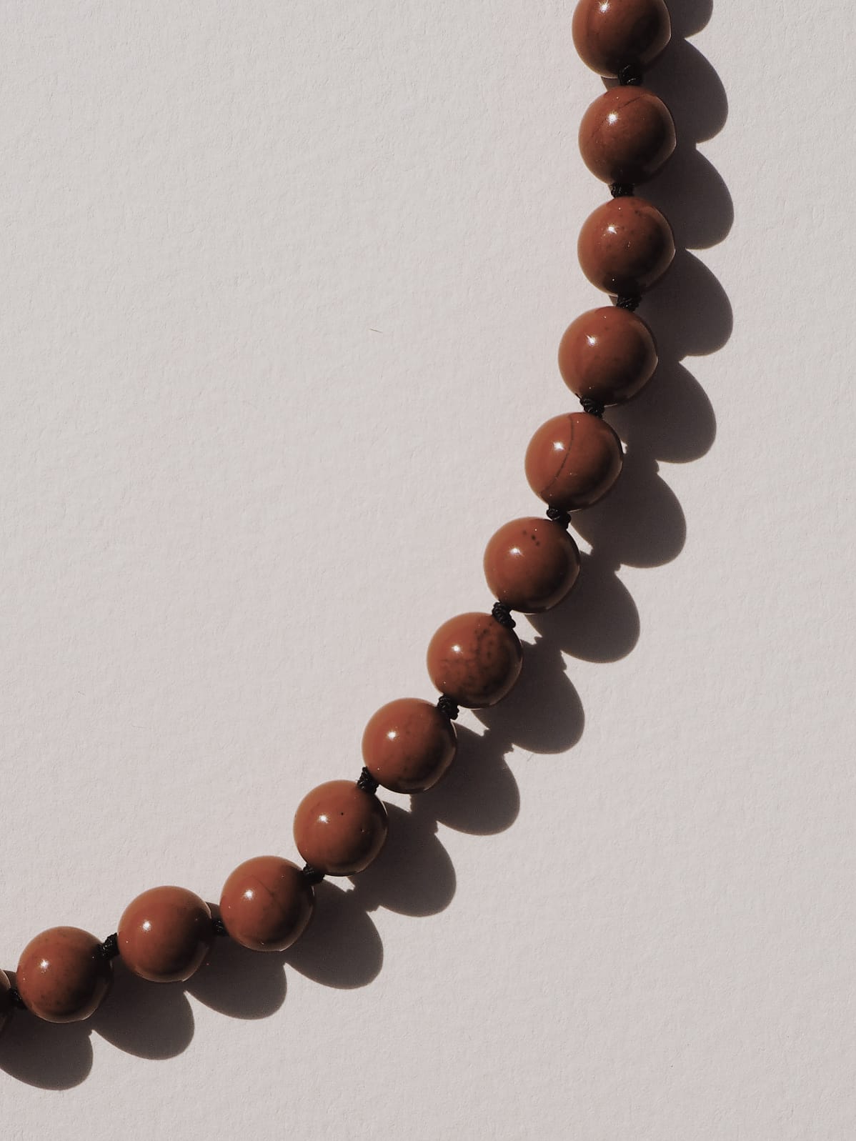 COUPER -ET- COUDRE Necklace Ladybug - Red Jasper Necklace