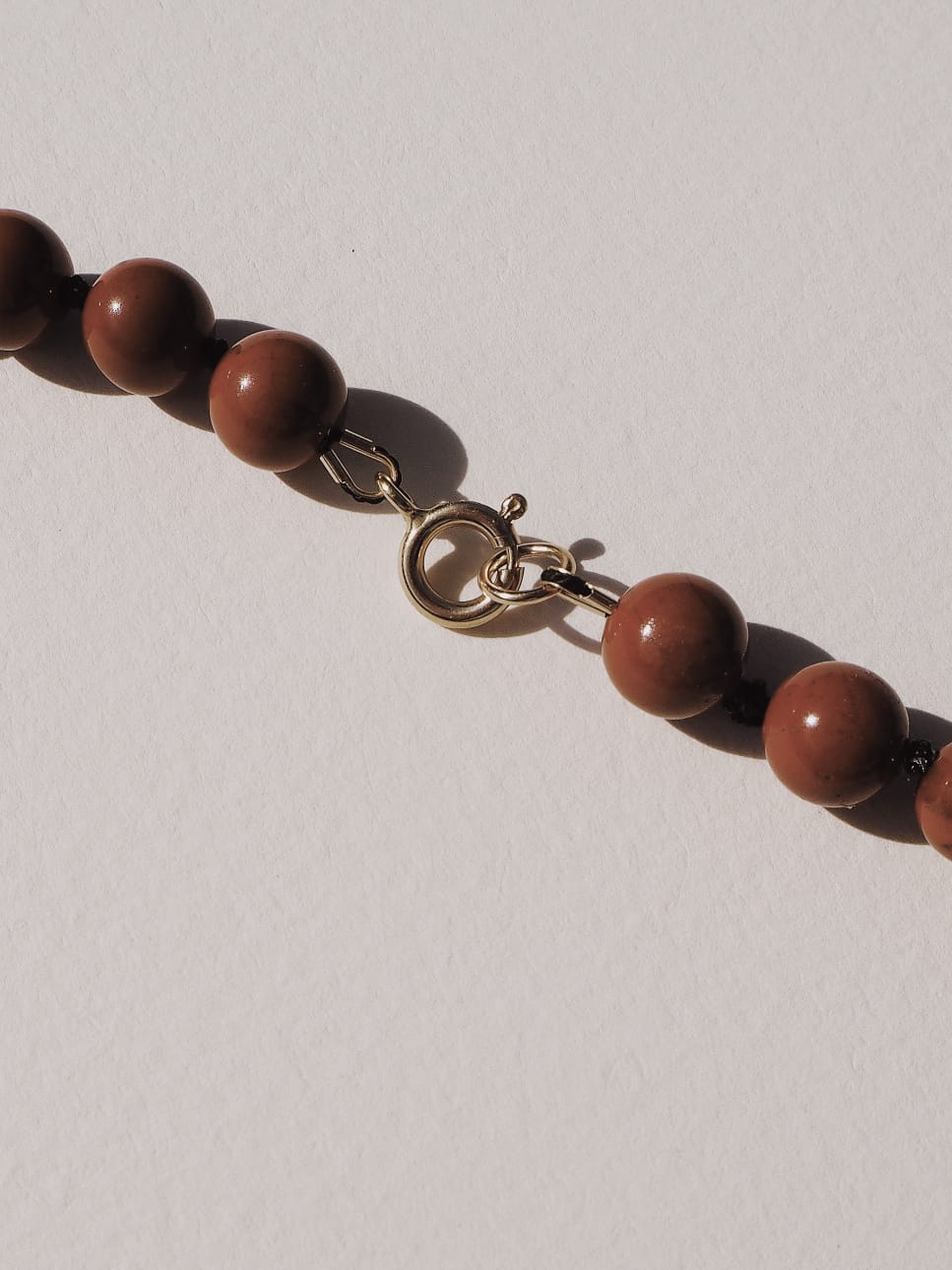 COUPER -ET- COUDRE Necklace Ladybug - Red Jasper Necklace