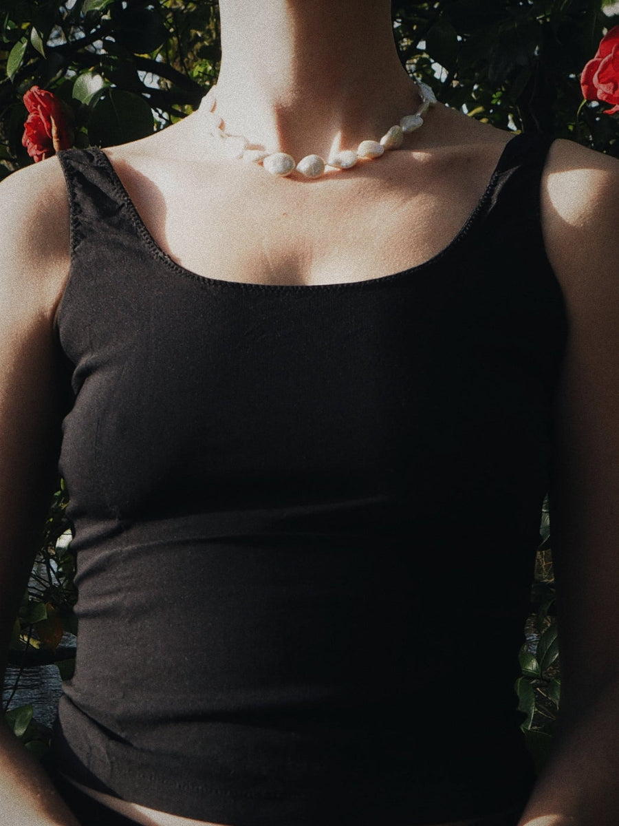 COUPER -ET- COUDRE Necklace Lunar - Baroque Pearly Necklace