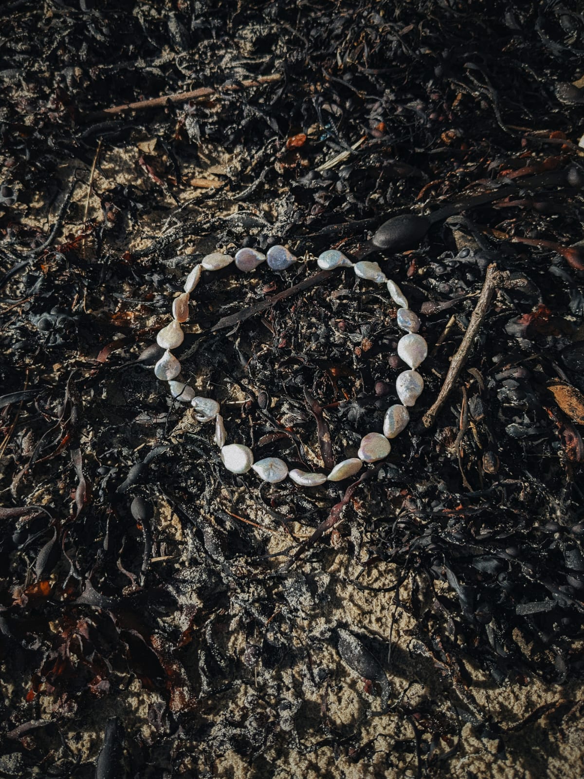 COUPER -ET- COUDRE Necklace Lunar - Baroque Pearly Necklace