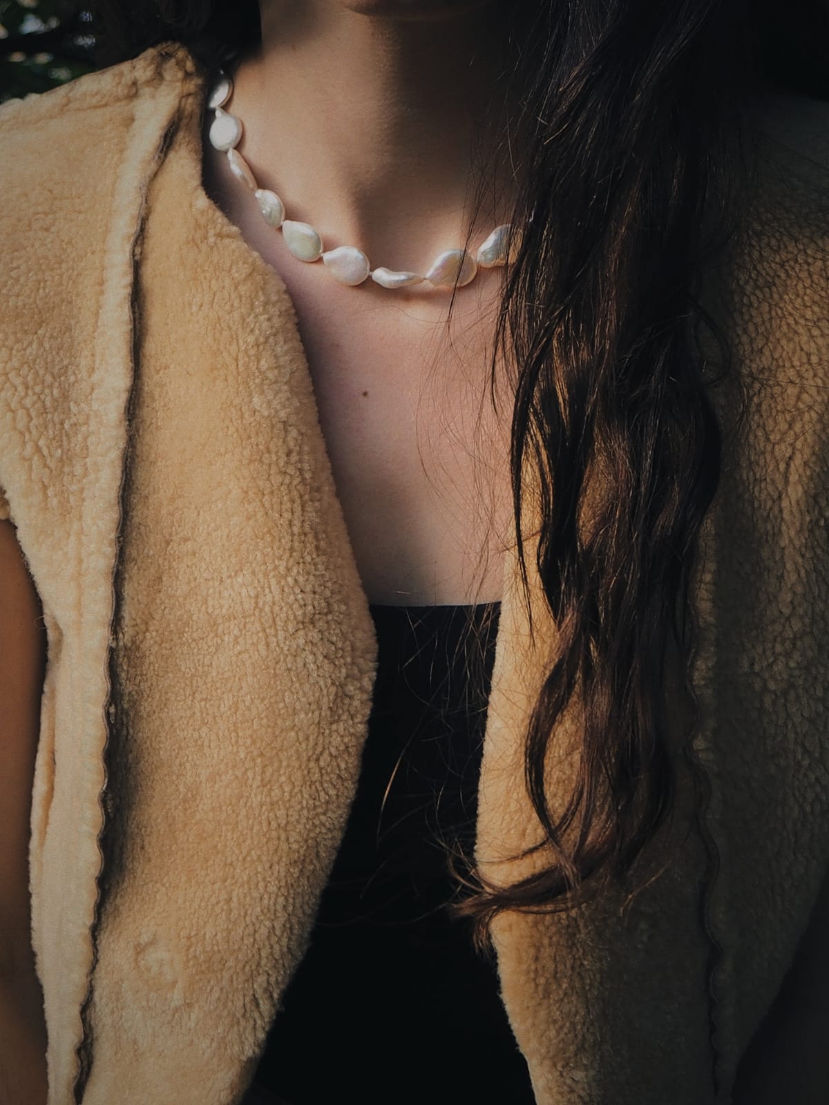 COUPER -ET- COUDRE Necklace Lunar - Baroque Pearly Necklace