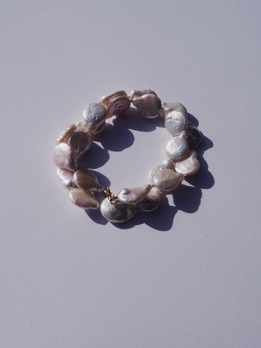 COUPER -ET- COUDRE Necklace Lunar - Baroque Pearly Necklace