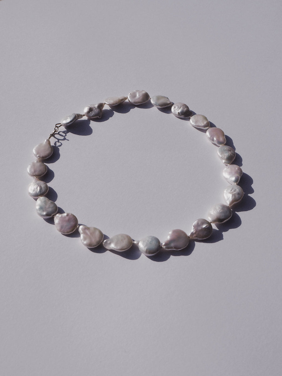 COUPER -ET- COUDRE Necklace Lunar - Baroque Pearly Necklace
