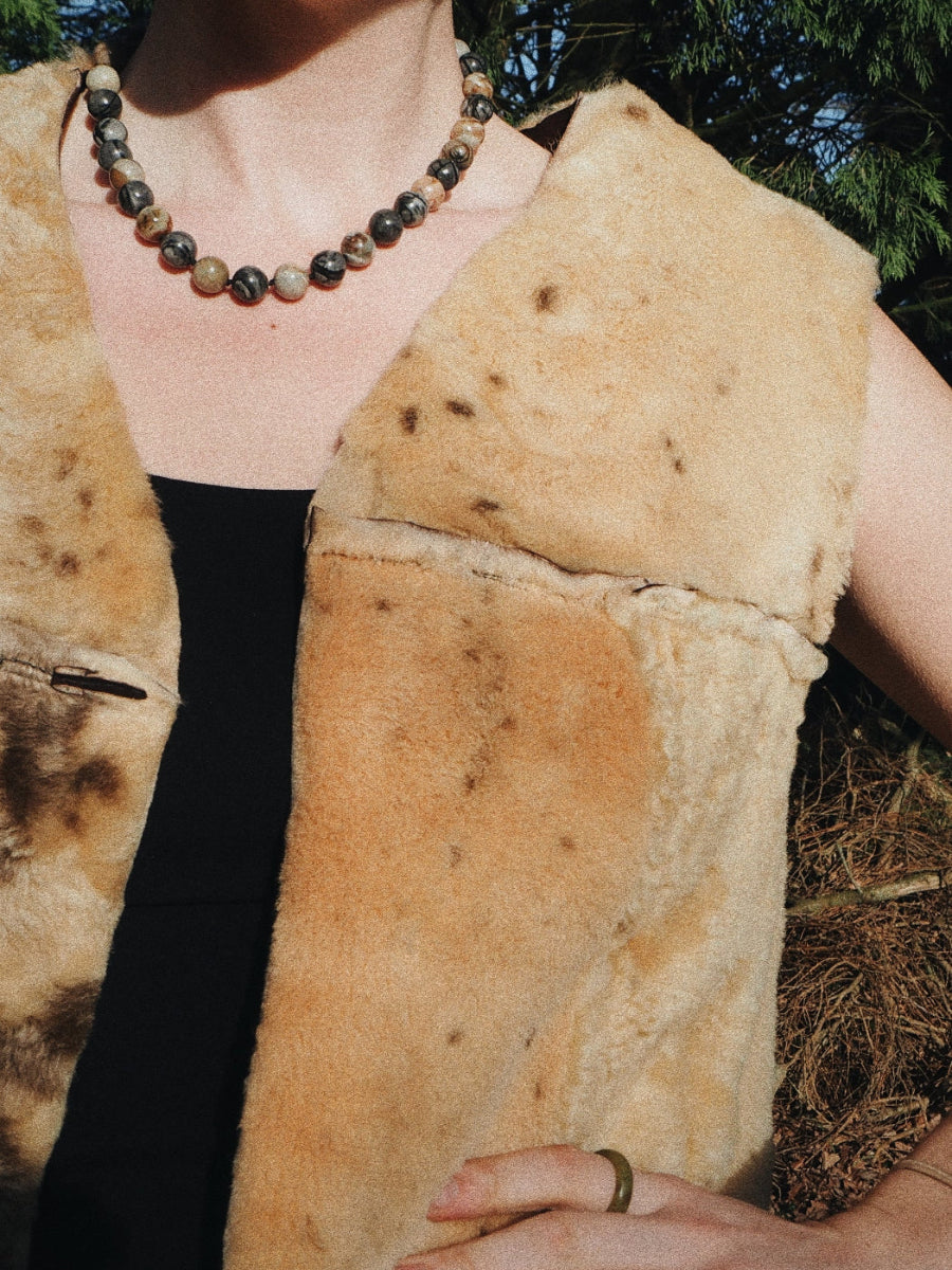 COUPER -ET- COUDRE Necklace Nebula - Picasso Jasper Necklace