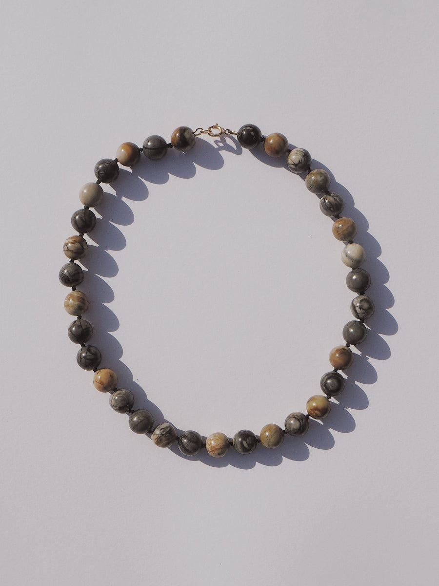 COUPER -ET- COUDRE Necklace Nebula - Picasso Jasper Necklace