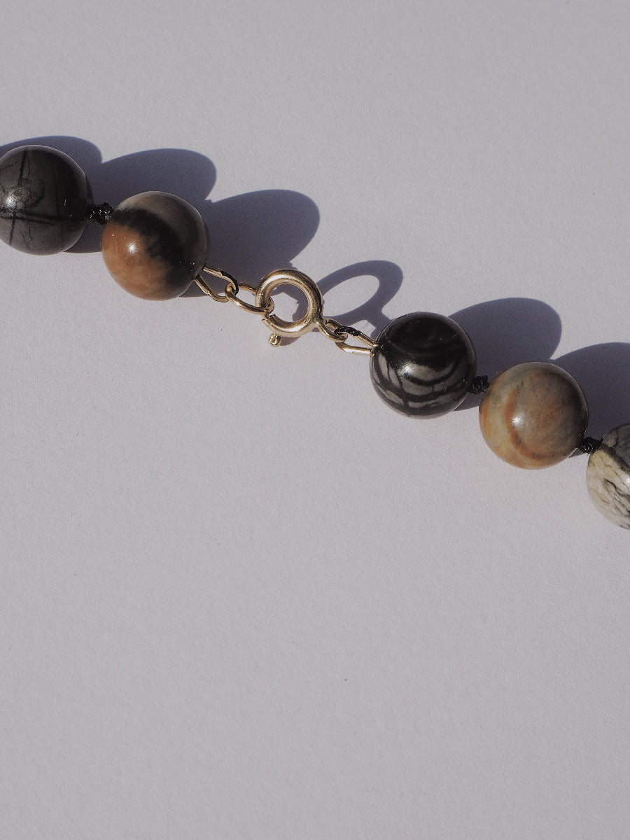 COUPER -ET- COUDRE Necklace Nebula - Picasso Jasper Necklace