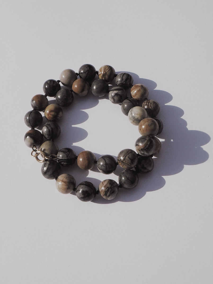 COUPER -ET- COUDRE Necklace Nebula - Picasso Jasper Necklace
