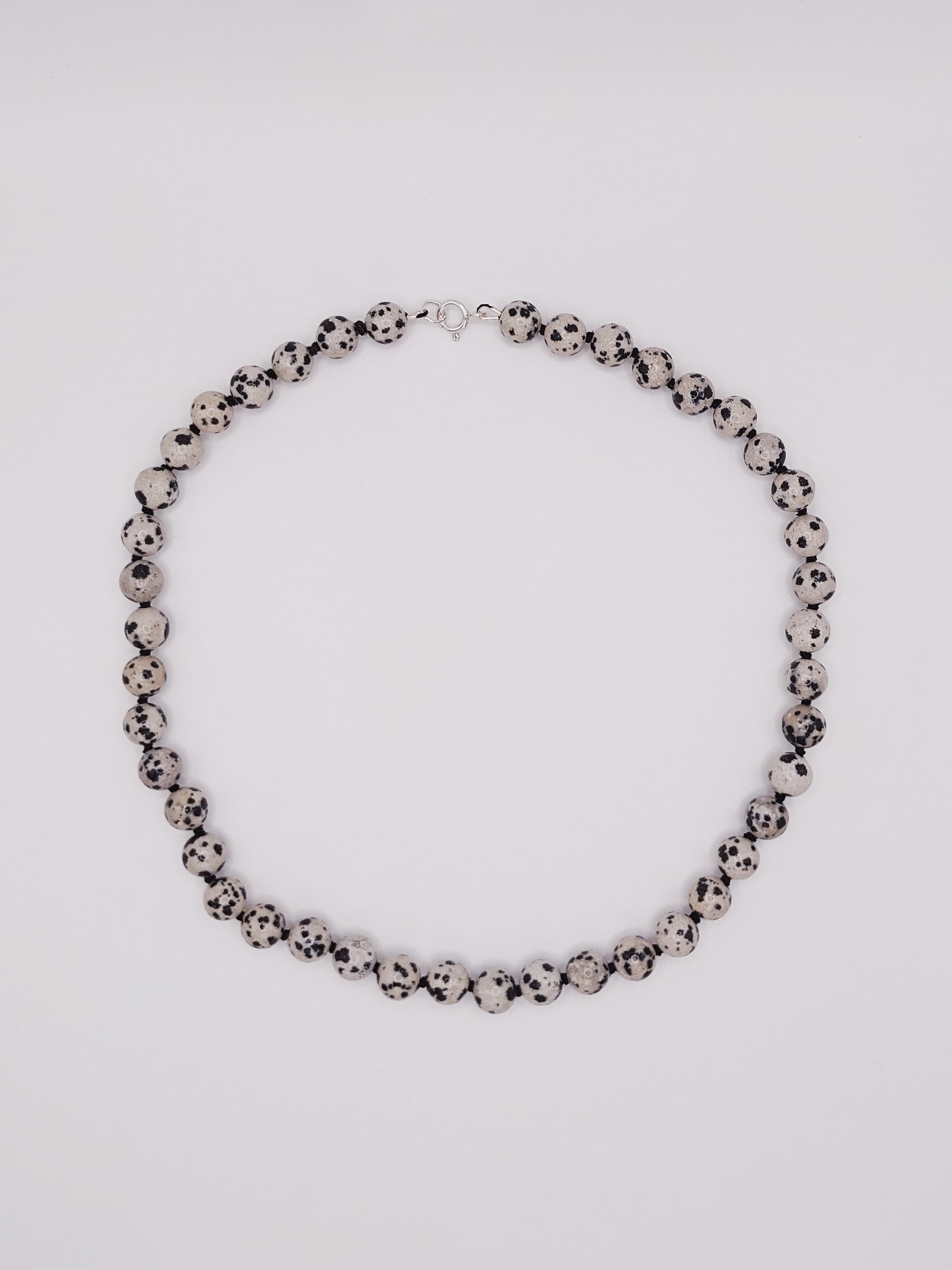 COUPER -ET- COUDRE Necklace Nova - Dalmation Jasper Necklace