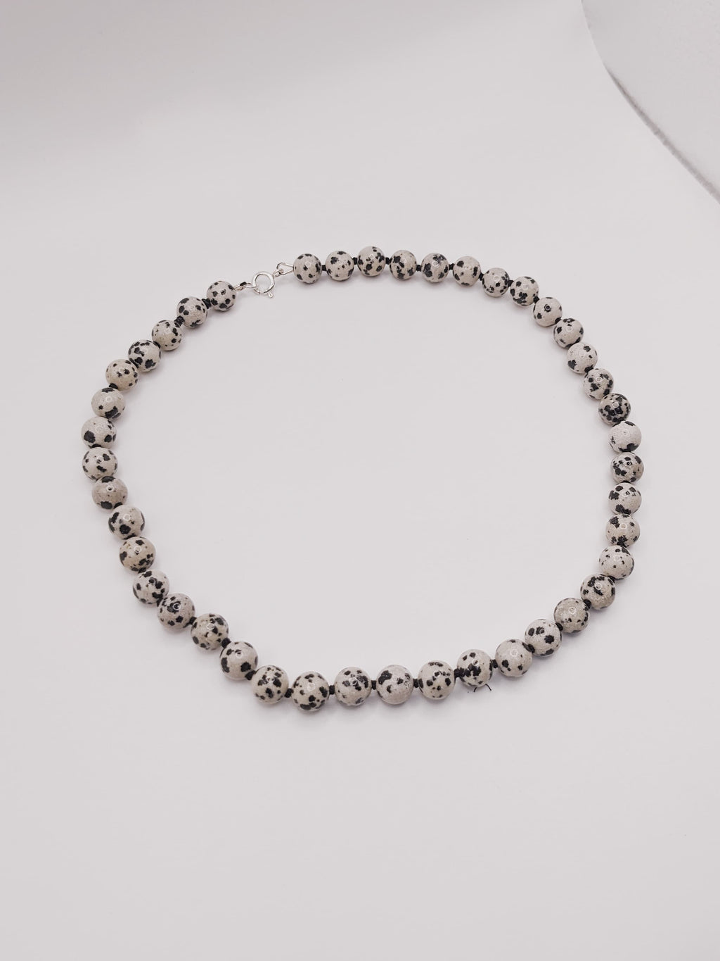 COUPER -ET- COUDRE Necklace Nova - Dalmation Jasper Necklace