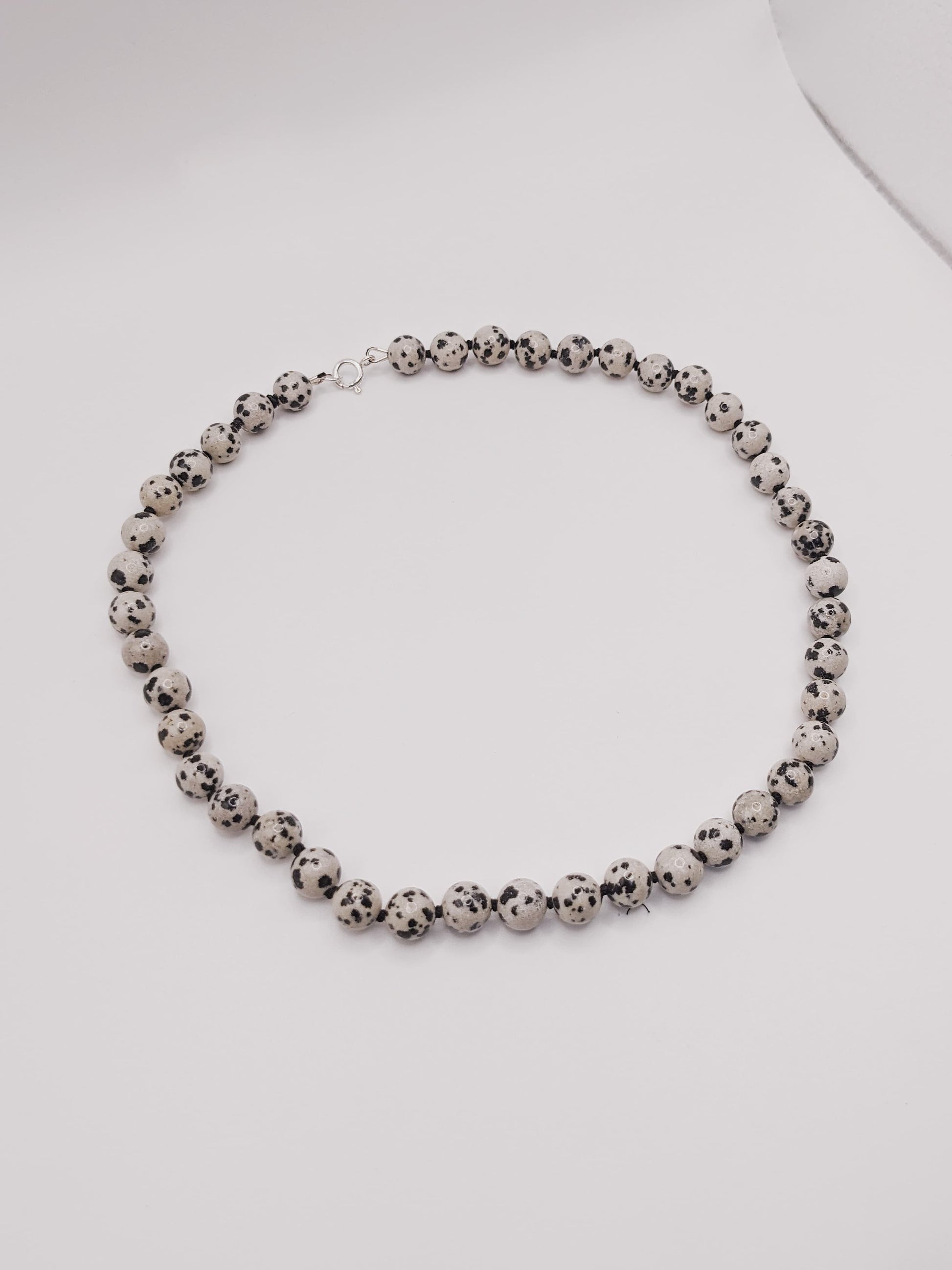COUPER -ET- COUDRE Necklace Nova - Dalmation Jasper Necklace