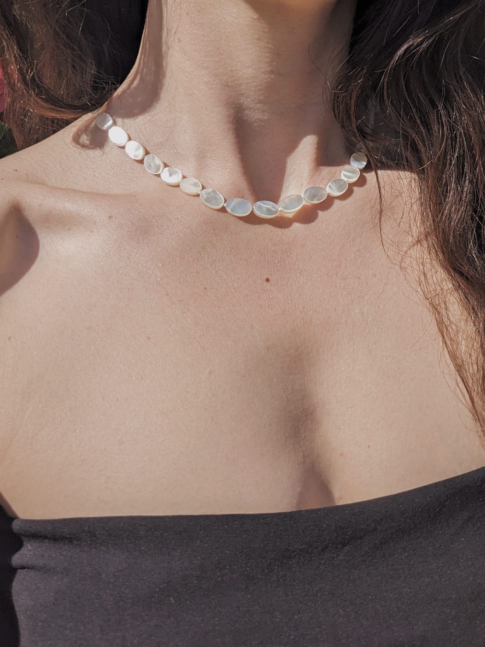 COUPER -ET- COUDRE Necklace Opaline - Mother of Pearl Necklace