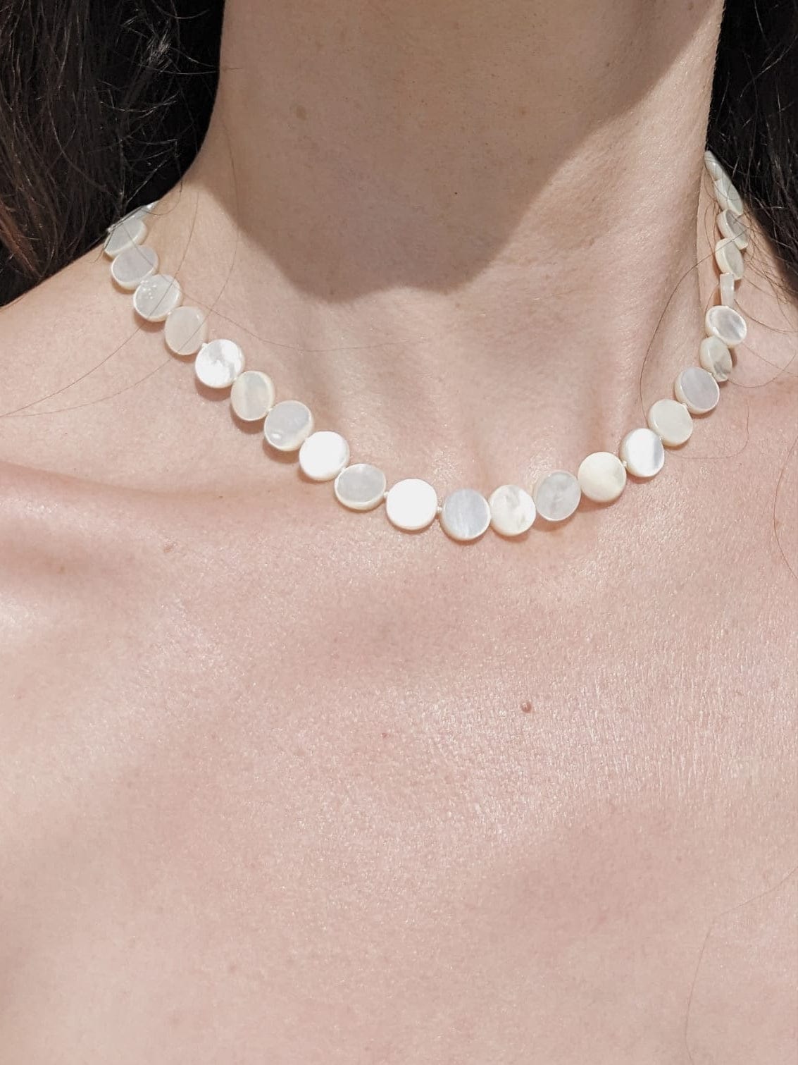 COUPER -ET- COUDRE Necklace Opaline - Mother of Pearl Necklace