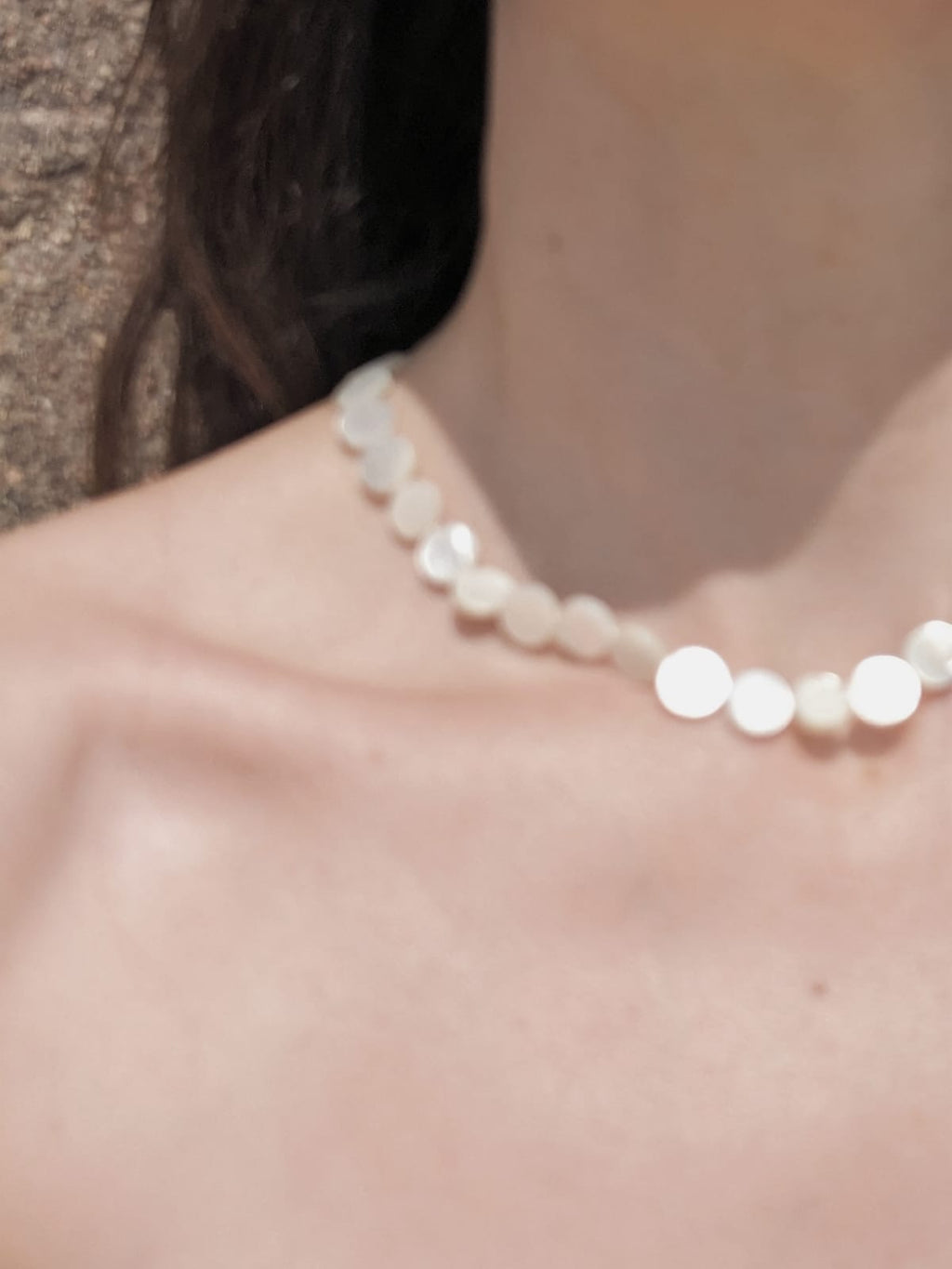 COUPER -ET- COUDRE Necklace Opaline - Mother of Pearl Necklace