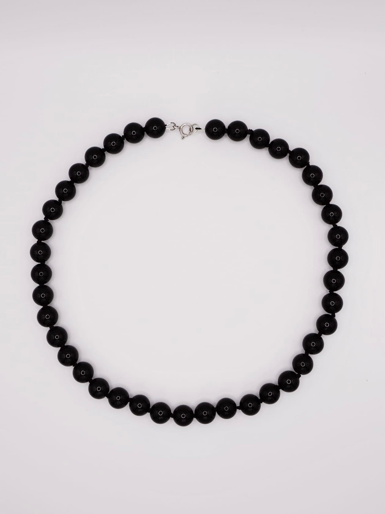 COUPER -ET- COUDRE Necklace Orbit - Black Agate Necklace