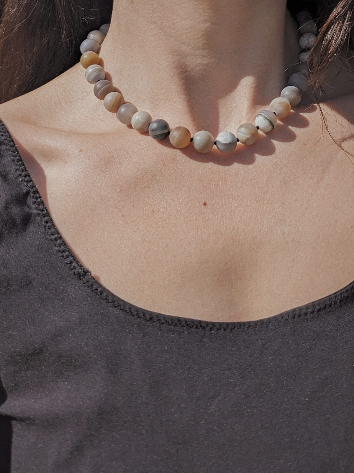 COUPER -ET- COUDRE Necklace Seraphina - Agate Necklace