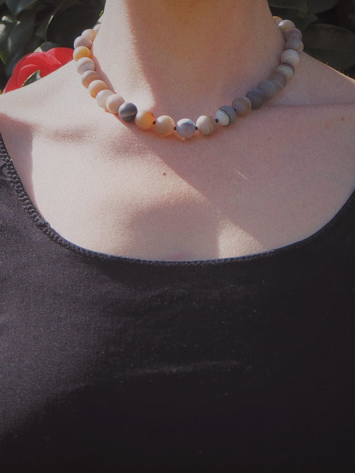 COUPER -ET- COUDRE Necklace Seraphina - Agate Necklace