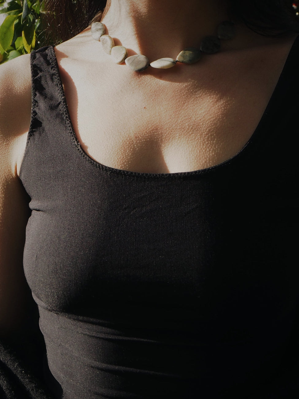 COUPER -ET- COUDRE Necklace Vesper - Pear Jasper Necklace