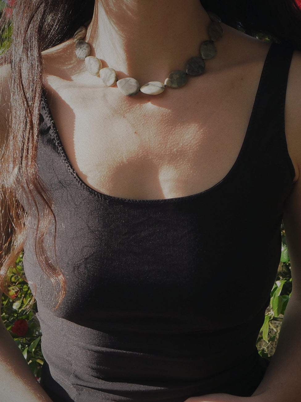 COUPER -ET- COUDRE Necklace Vesper - Pear Jasper Necklace