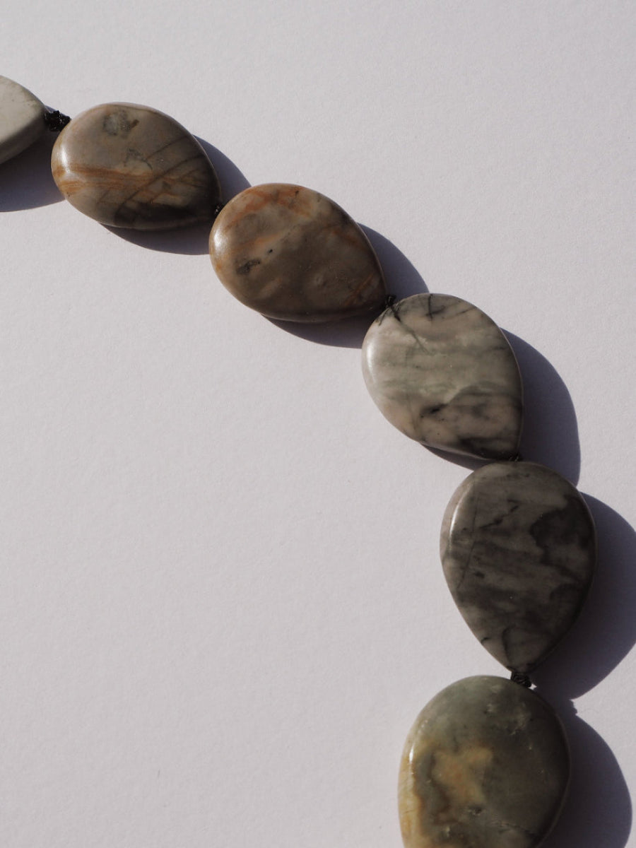 COUPER -ET- COUDRE Necklace Vesper - Pear Jasper Necklace