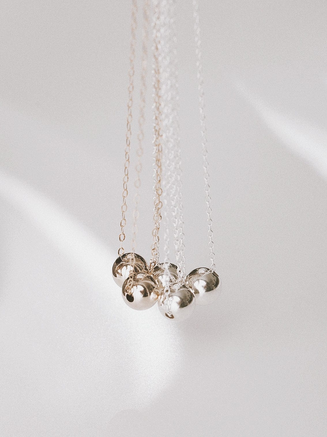 Emily Georgina Jones Jewellery Bauble Necklace in Sterling Silver